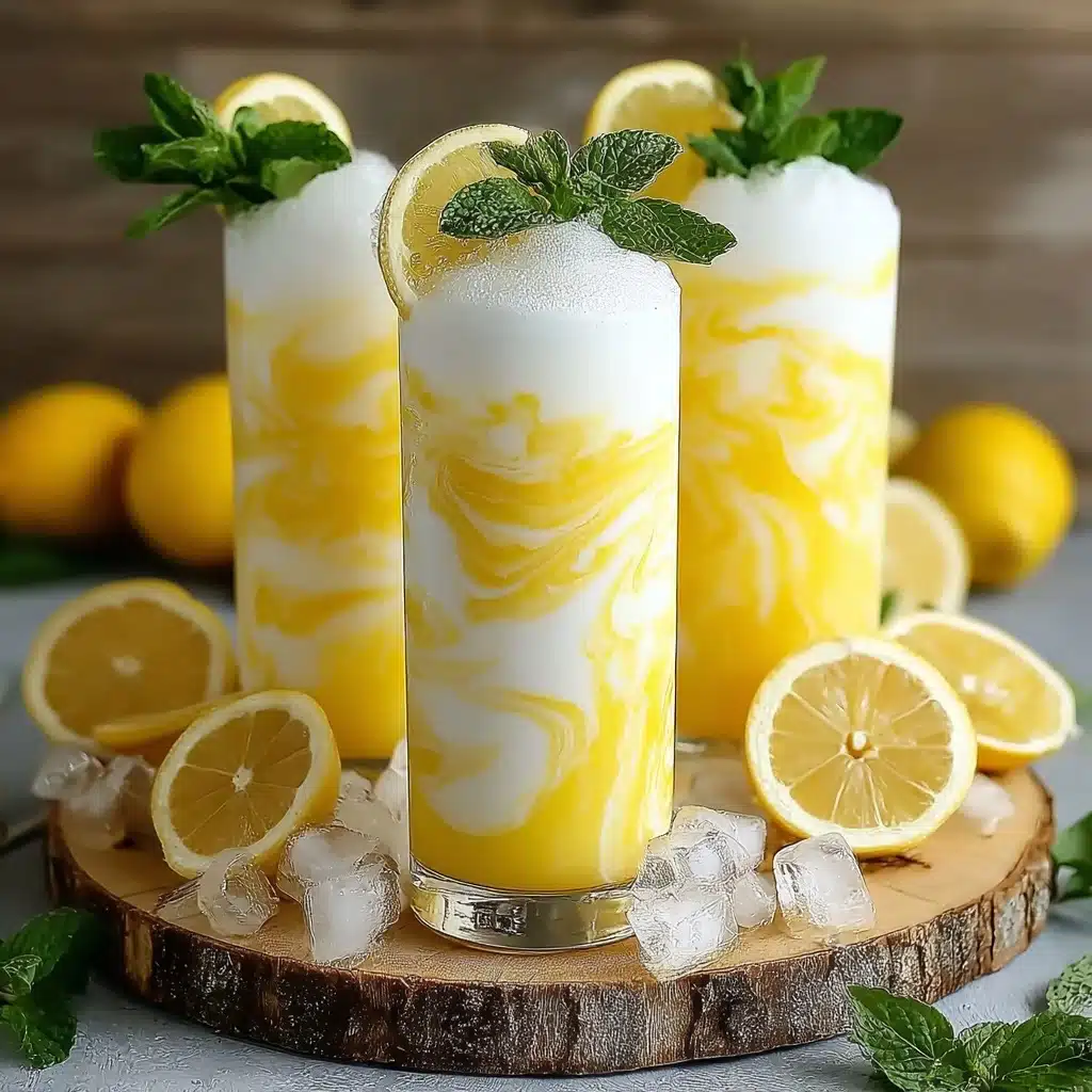 CONDensed Milk Lemonade Refreshing Summer Drink Idea Recipe - Recipe Image