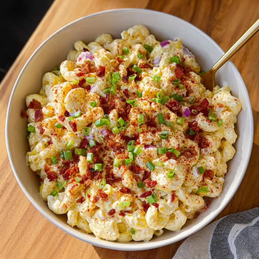 Deviled Egg Pasta Salad Recipe - Recipe Image