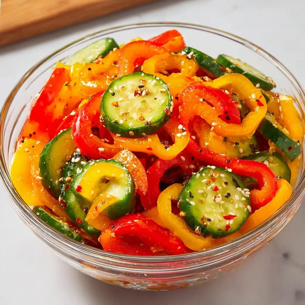 Cucumber and Sweet Pepper Salad Recipe - Recipe Image