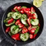 Cucumber Strawberry Salad Recipe