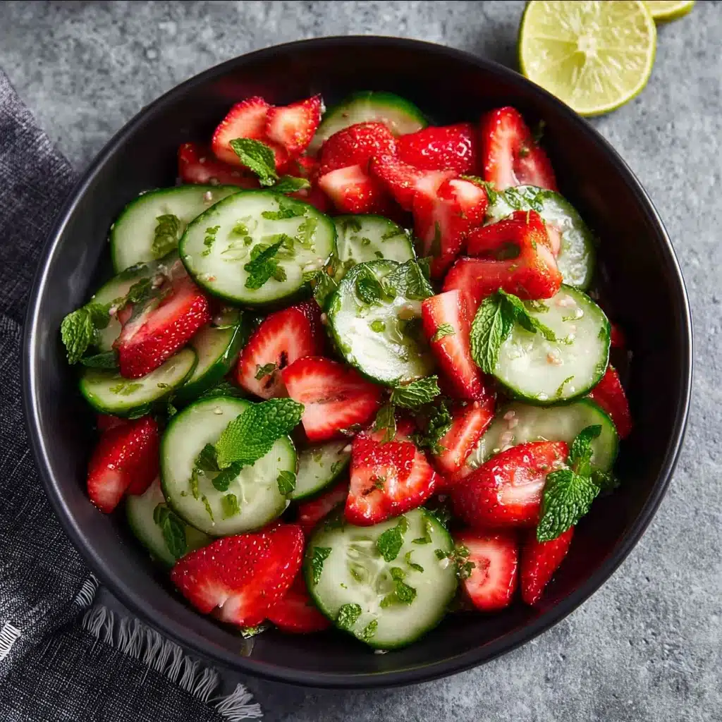 Cucumber Strawberry Salad Recipe - Recipe Image
