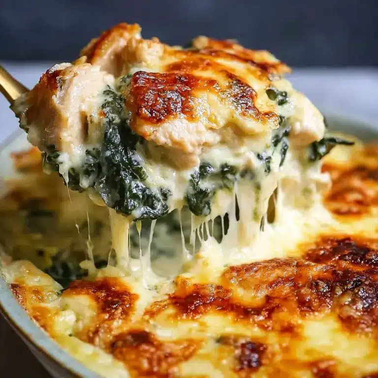 Chicken and Spinach Casserole with Cream Cheese Recipe