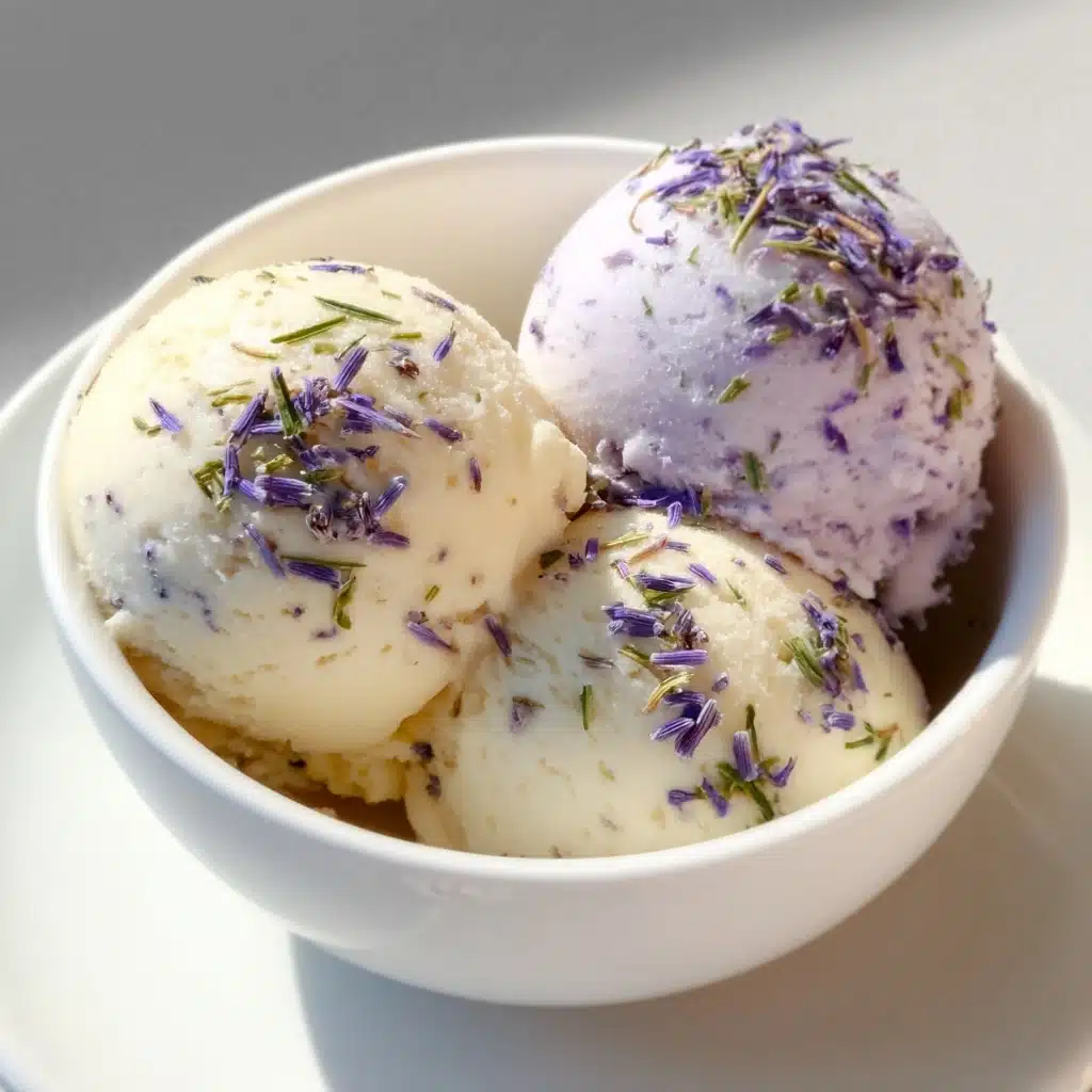Honey Lavender Ice Cream Recipe - Recipe Image