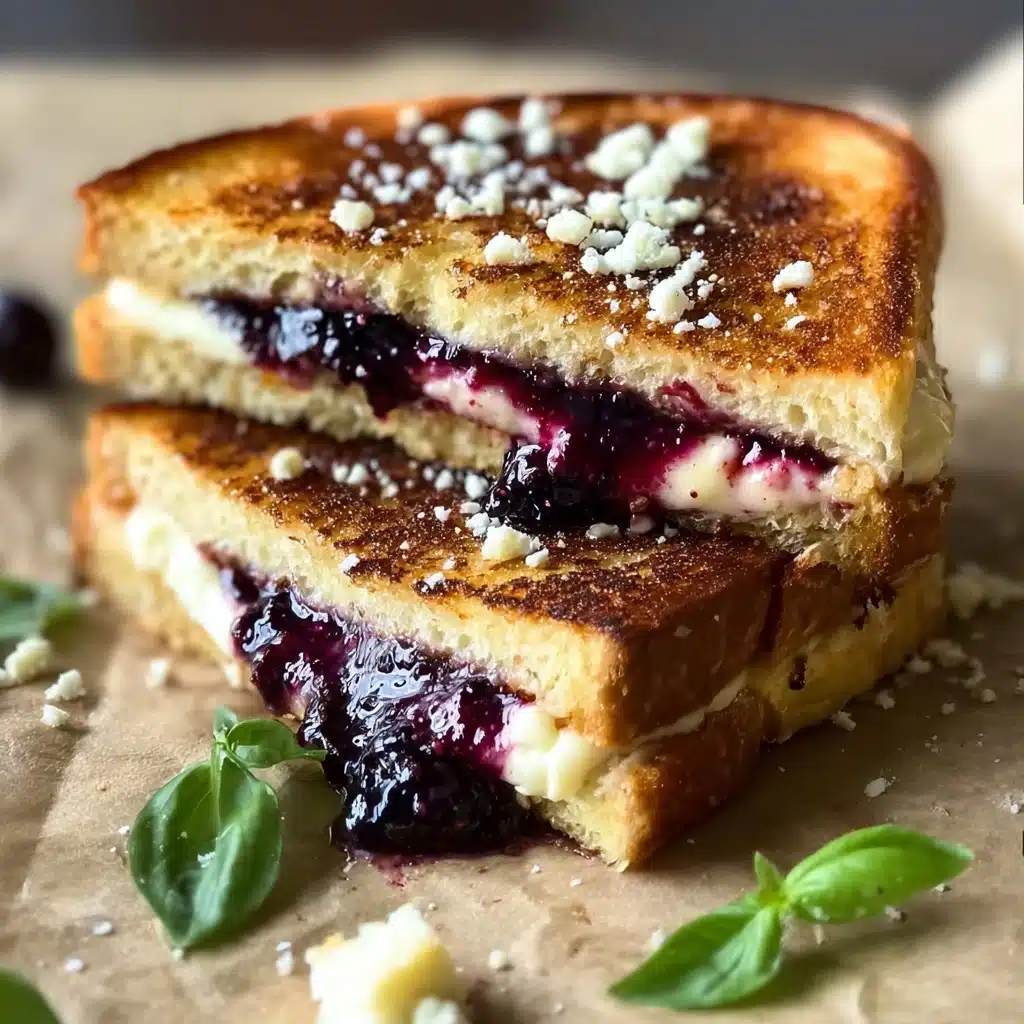 Easy Balsamic Blackberry Bliss Grilled Cheese Recipe