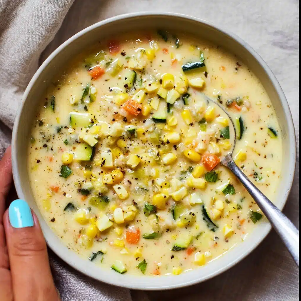 Summer Corn Chowder Soup Recipe - Recipe Image