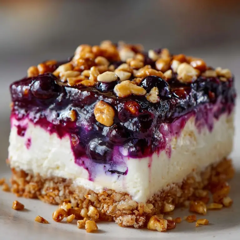 Blueberry Pretzel Salad Recipe