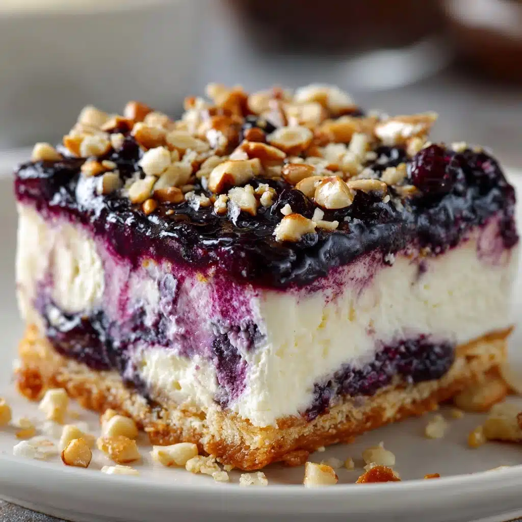 Blueberry Pretzel Salad Recipe - Recipe Image