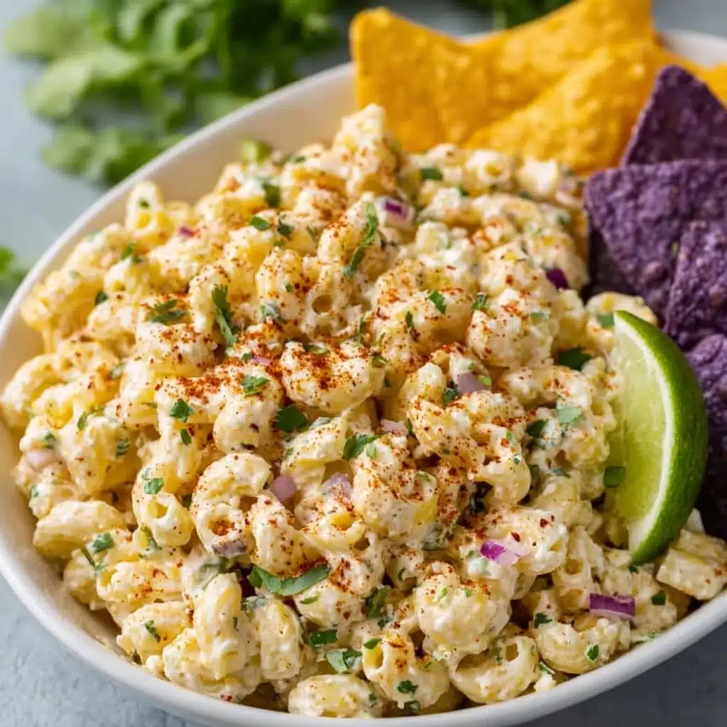 Mexican Street Corn Pasta Salad Recipe - Recipe Image
