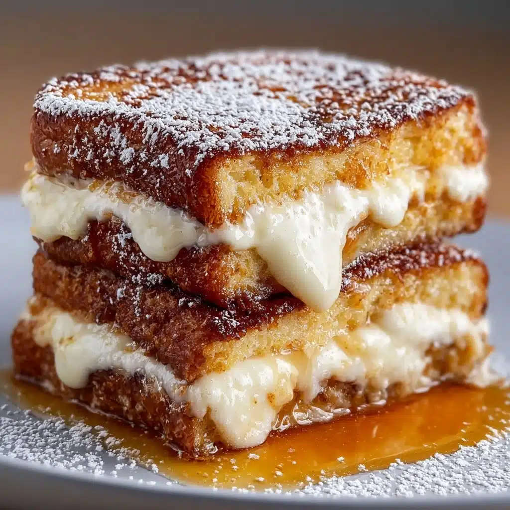 Churro Stuffed French Toast with Cinnamon Sugar Recipe - Recipe Image