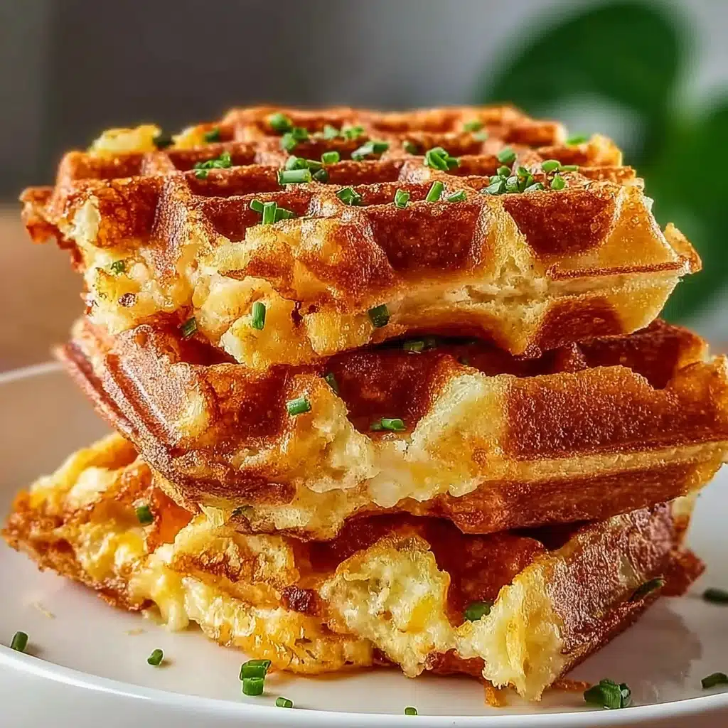 Crispy Hash Brown Waffles Recipe - Recipe Image
