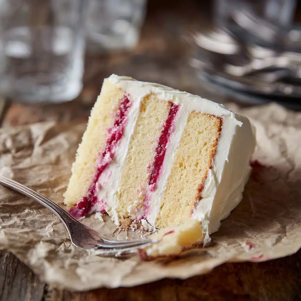 Raspberry Cake with Lemon Buttercream Recipe - Recipe Image