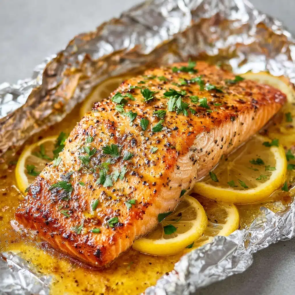 Sheet Pan Lemon Garlic Butter Salmon Recipe