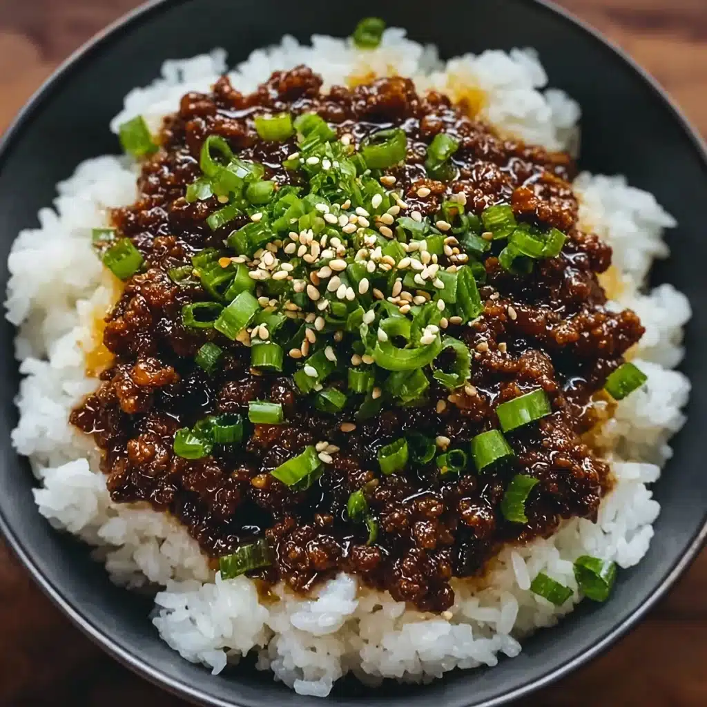 Korean Ground Beef Bowl Recipe - Recipe Image