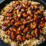 Honey BBQ Chicken Rice Recipe