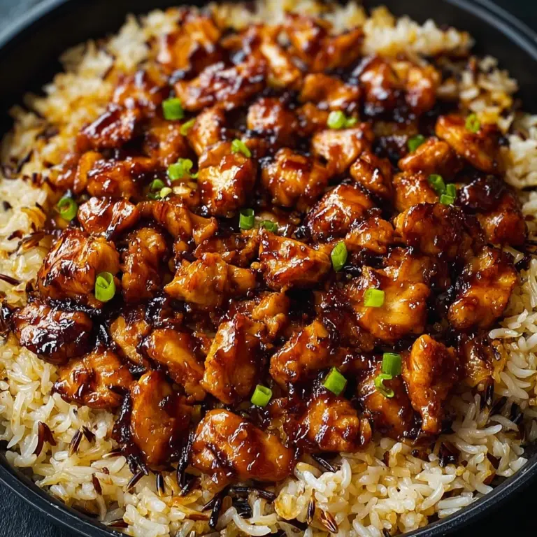 Honey BBQ Chicken Rice Recipe