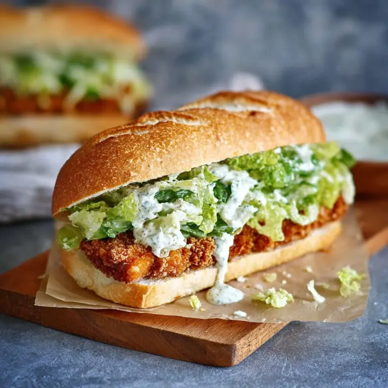 Crispy Chicken Caesar Sandwich Recipe