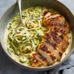 Zucchini Noodle Chicken Alfredo Recipe