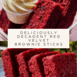 Fudgy Brownie Sticks with Dip Recipe