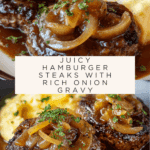 Hamburger Steaks with Onion Gravy Recipe