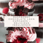 Raspberry Chocolate Lava Cupcakes Recipe
