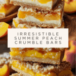 Heavenly Summer Peach Bars Recipe