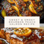 Bourbon Peach Roasted Salmon Recipe