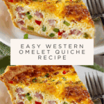 Western Omelet Quiche Recipe