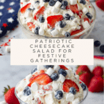 Red White and Blue Cheesecake Salad Recipe