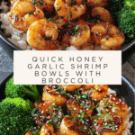 Honey Garlic Shrimp Bowls Recipe