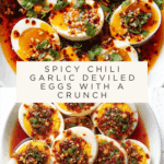 Spicy Chili Garlic Deviled Eggs Recipe