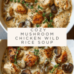 Creamy Mushroom Chicken and Wild Rice Soup Recipe