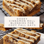Cinnamon Roll BlondiesIngredients Recipe
