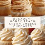 Honeyy Peach Cream Cheese Cupcakes Recipe