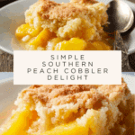 Easy Peach Cobbler Recipe