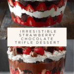 Strawberry Chocolate Brownie Trifle Recipe