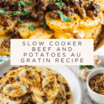 Slow Cooker Beef and Potatoes Au Gratin Recipe