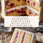Raspberry Cake with Lemon Buttercream Recipe