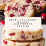Cranberry Orange Shortbread CookiesIngredients Recipe