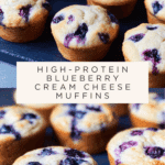 Blueberry Cream Cheese Protein Muffins Recipe