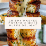 Mashed Potato Cheese Puffs Recipe