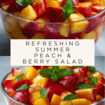 Summer Peach Fruit Salad Recipe