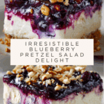Blueberry Pretzel Salad Recipe