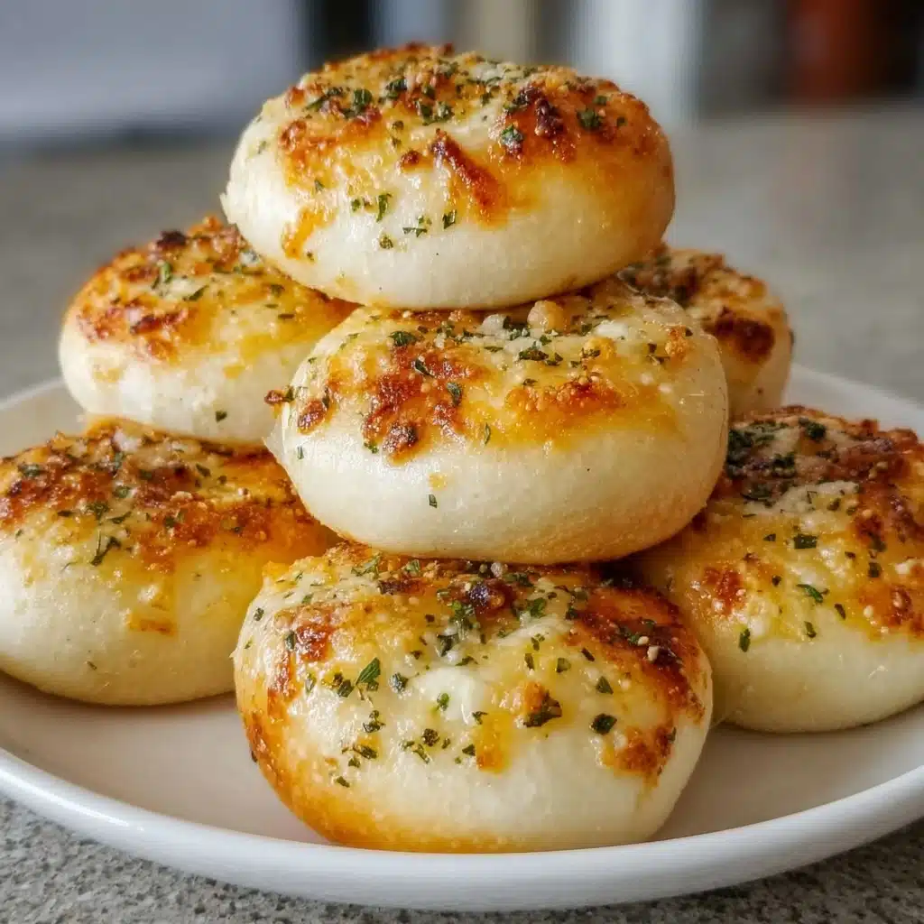 Golden Crust Garlic Rosemary Focaccia Muffins Recipe - Recipe Image