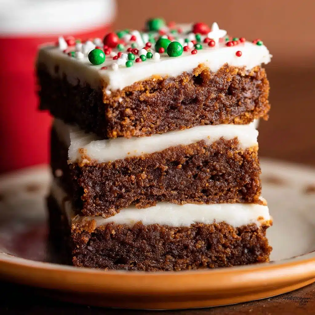Gingerbread Cookie Bars Recipe - Recipe Image