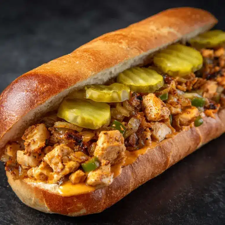 Nashville Hot Chicken Cheesesteaks Recipe