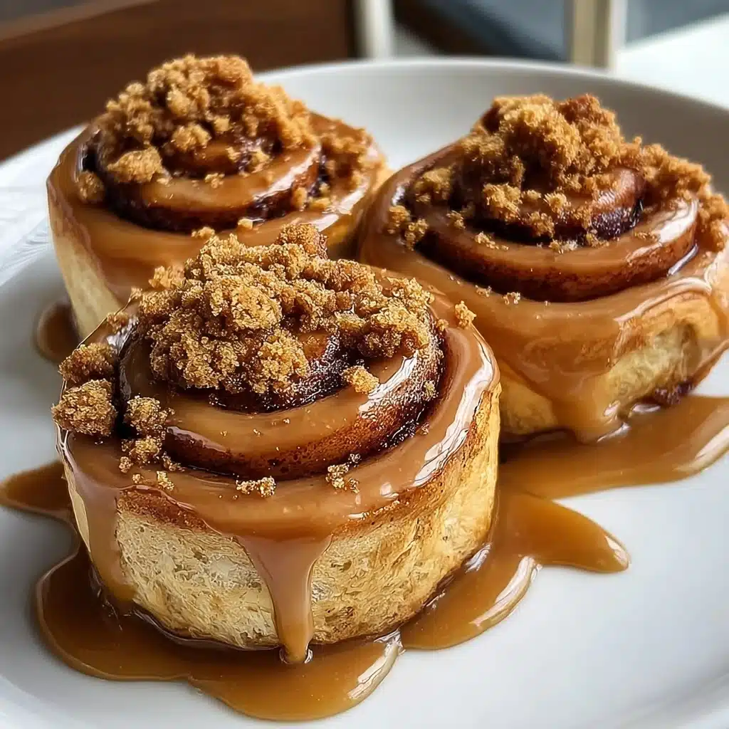 Biscoff Cookie Butter Cinnamon Rolls Recipe - Recipe Image