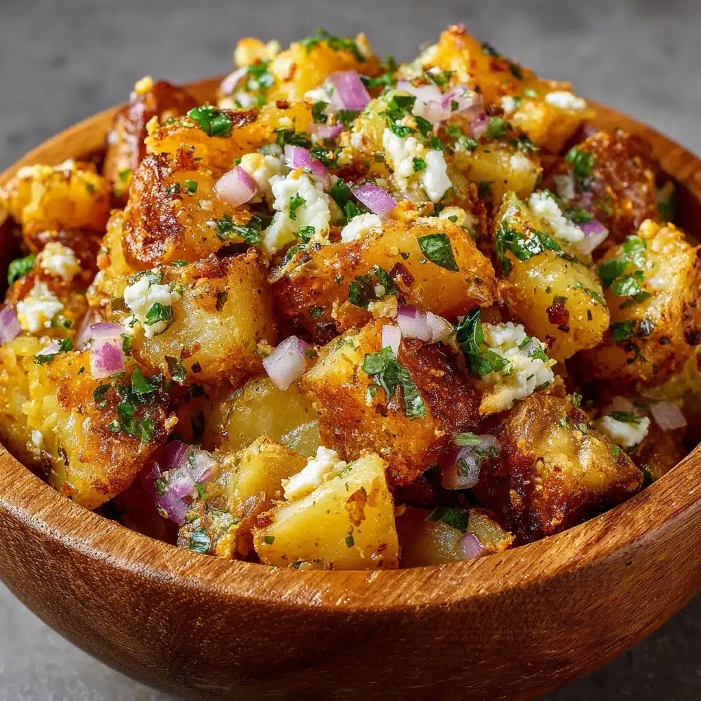 Crispy Smashed Potato Salad Recipe - Recipe Image