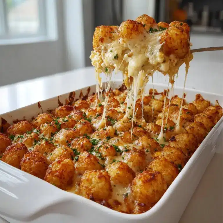 lfredo Tater Tot Casserole in 35 Minutes Recipe