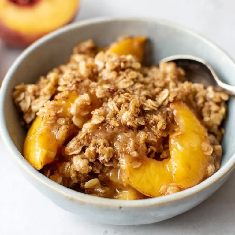 Peach Crisp Recipe