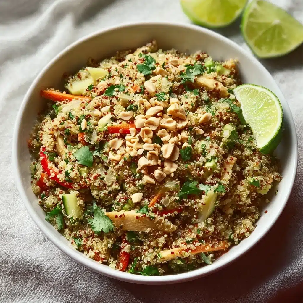 Thai Quinoa Crunch Salad: A Refreshing Healthy Delight! Recipe - Recipe Image